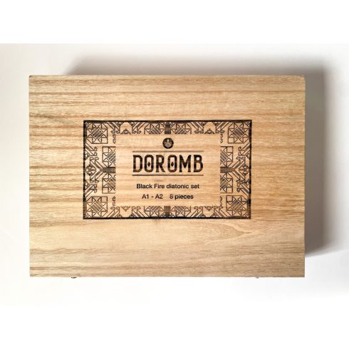 Black Fire - 1 octave diatonic set (8 pcs)