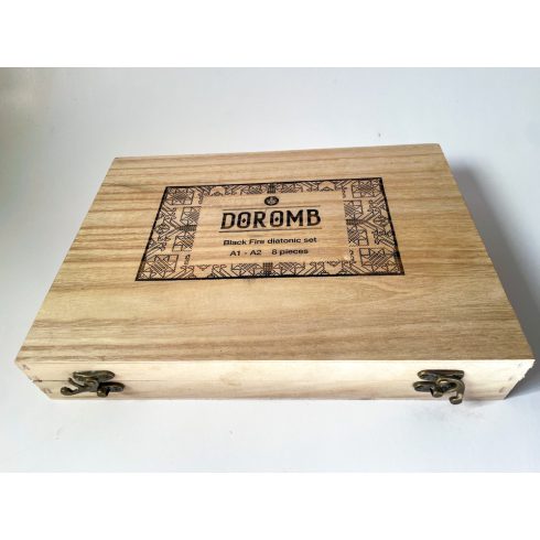 Black Fire - 1 octave diatonic set (8 pcs)