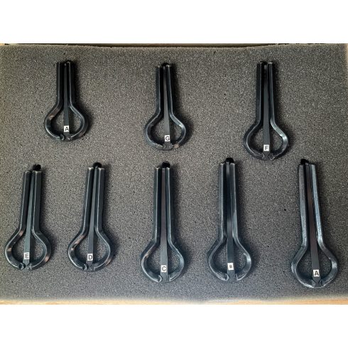 Black Fire - 1 octave diatonic set (8 pcs)